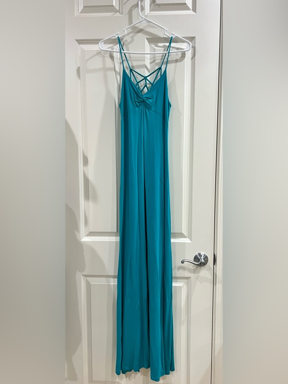 Banana Republic jersey maxi dress, strappy back size small